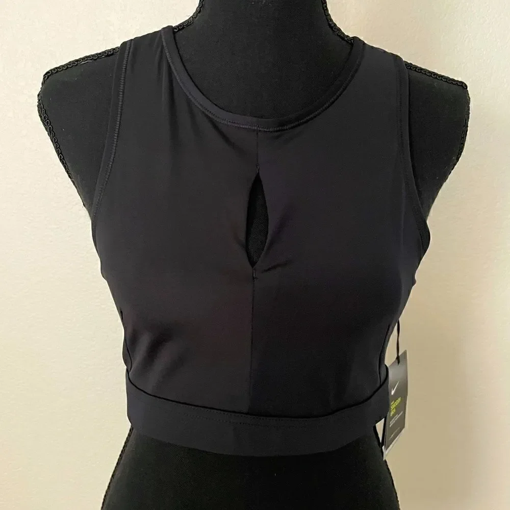 NWT Nike Yoga Dri-Fit Swoosh Sports Bra